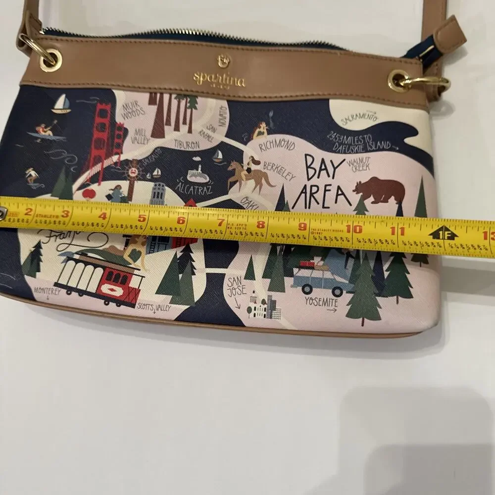 Rare Spartina 449 Northern California Crossbody Bag - Picture 14 of 16